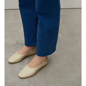 Everlane Womens The Italian Leather Day Glove Flat Size 11 Cream NWOB